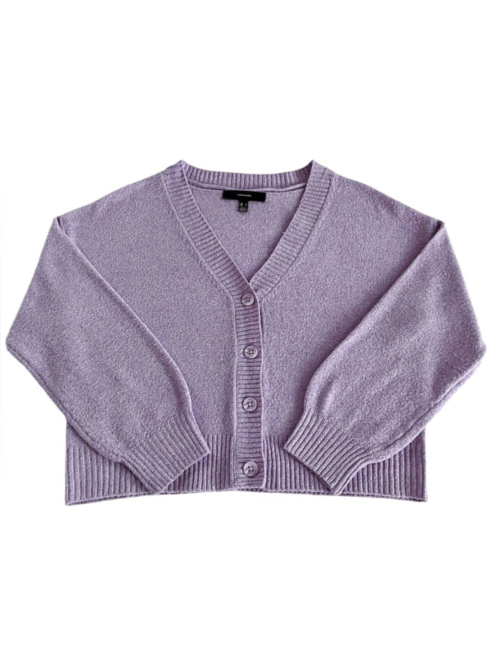 Vero Moda Doffy V-Neck Cardigan | Lilac Purple | Size S | NWOT